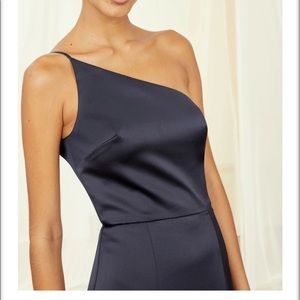 Amsale Kaia Bridesmaids Dress in Navy